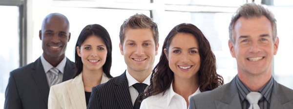 group of people smiling
