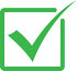 green checkmark